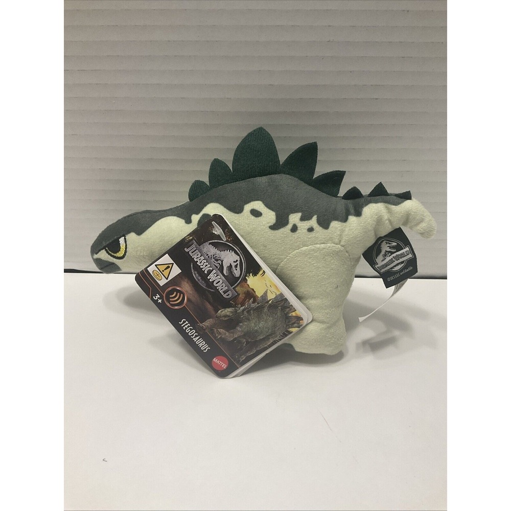 Jurassic World Dominion Stegosaurus Dinosaur W/ Sound Plush Jurassic Park‎ Toy